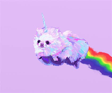 Unicorn Rainbow Poop Wallpaper