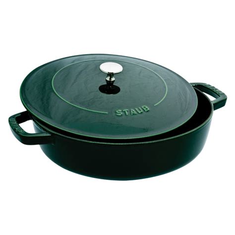 Staub Cast Iron 2.75-qt Braiser - Basil - Walmart.com - Walmart.com