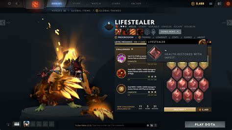 Question about Dota Plus regarding Lifestealer : r/DotA2