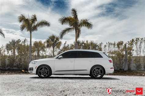 Imposing White Audi Q7 Quattro Has Its Face Revised with Chrome Billet Grille — CARiD.com Gallery