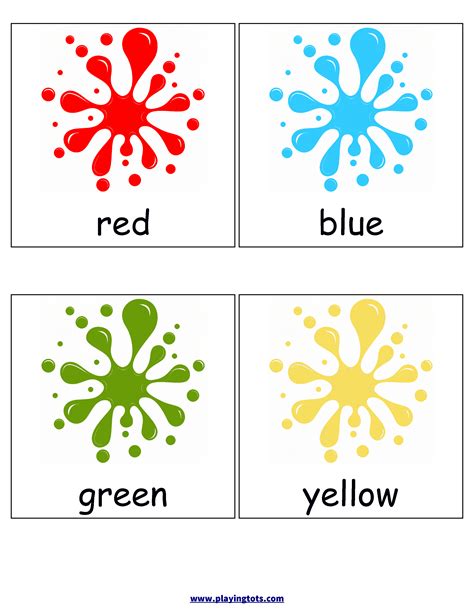 Free Printable Colour Flashcards | Free Printable