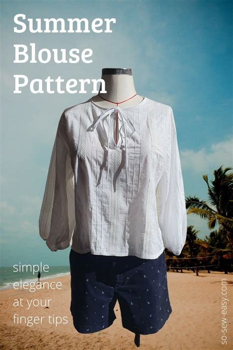 Summer Blouse Free Sewing Pattern | AllFreeSewing.com