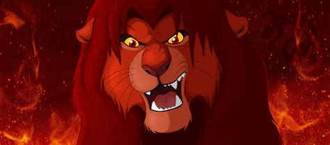 Simba Confronts Scar by DigitalIguana on DeviantArt