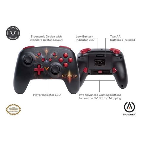 PowerA Enhanced Wireless Controller for Nintendo Switch Diablo III | GameStop