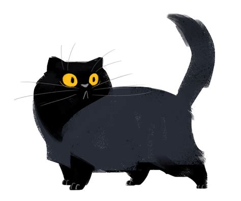 Daily Cat Drawings — 509: Black Cat Sketch