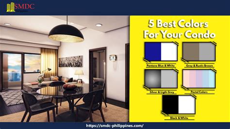 Rocking these 5 color combinations Perfect for your Condo - SMDC Philippines