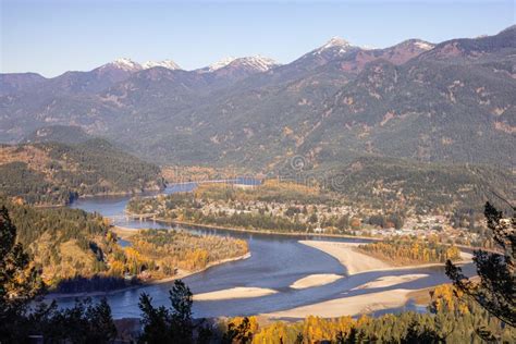 View of Hope, British Columbia, Canada. Sunny Fall Season Day Stock ...