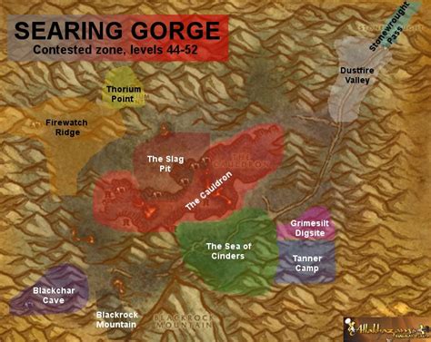 Searing Gorge :: World of Warcraft :: ZAM