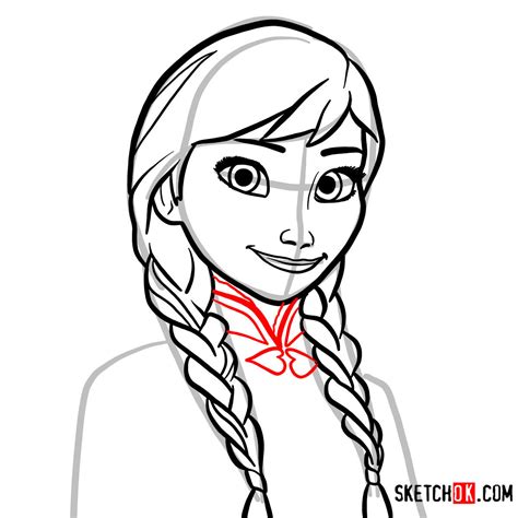 Drawing Disney Royalty: How to Draw Anna's Face | Frozen