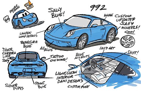 Porsche, Pixar are building a real-life 'Sally' from Cars for charity