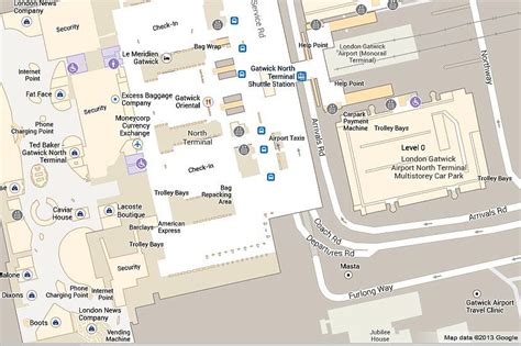 North Terminal Gatwick Map - China Map Tourist Destinations