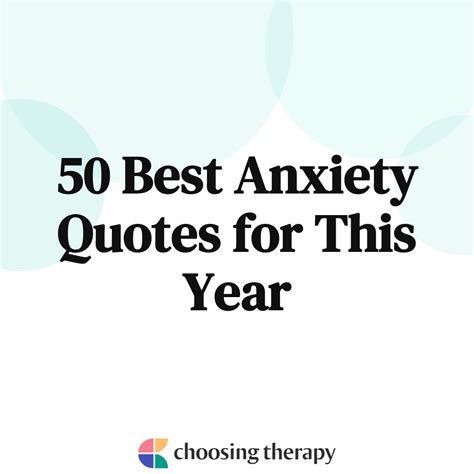 50 Best Anxiety Quotes for This Year