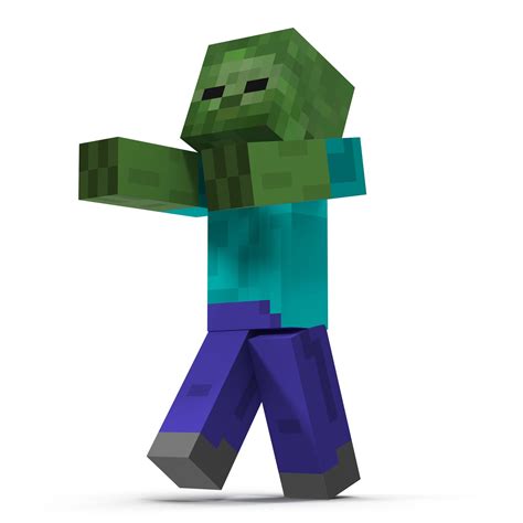 Minecraft Zombie Rigged 3D-model 3D-model $29 - .max - Free3D