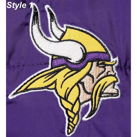 Goal Full-Zip Minnesota Vikings Purple Puffer Jacket - Jackets Masters