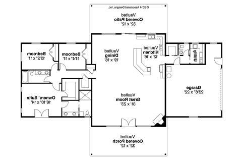 Small Ranch House Plans With Basement ~ Comfortable Ranch Style Barndominium For Small Families ...