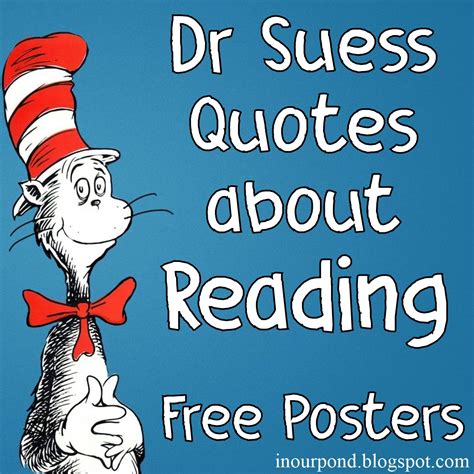 Dr Suess Quotes about Reading - In Our Pond