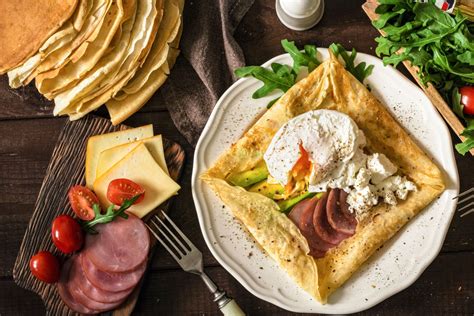 55 recettes de galettes et crêpes salées