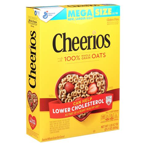 Cheerios, Gluten Free, Cereal with Whole Grain Oats, 21.7 oz - Walmart ...