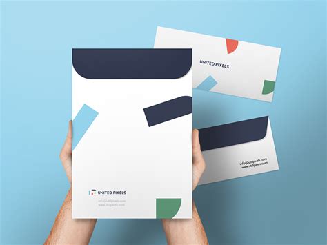 Free Envelope & A4 Folder Mockup psd | Free Mockups, Best Free PSD Mockups - ApeMockups