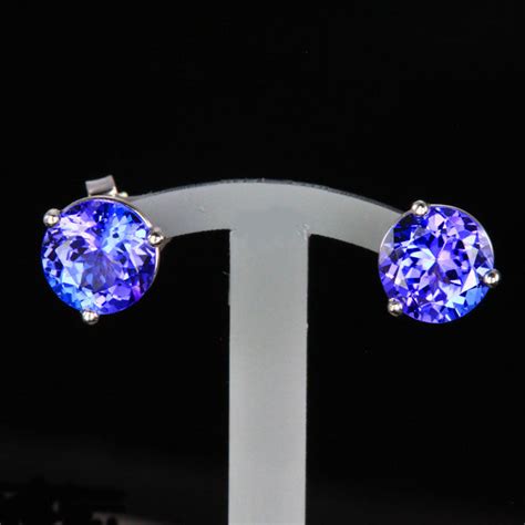 Tanzanite Earrings | Custom Diamond, Hoop & Studs - Tanzanite Jewelry ...