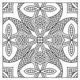 Simple Kaleidoscope Coloring Pages sketch template