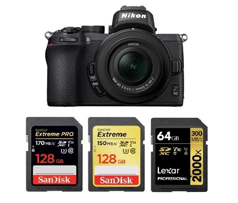 Best Memory Cards for Nikon Z50 | Nikon Camera Rumors