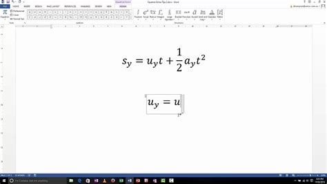 Equation Editor - Greek Letters - YouTube