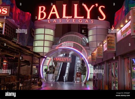 Entrance to Bally's Las Vegas Resort and Casino in downtown Las Vegas, Nevada USA Stock Photo ...