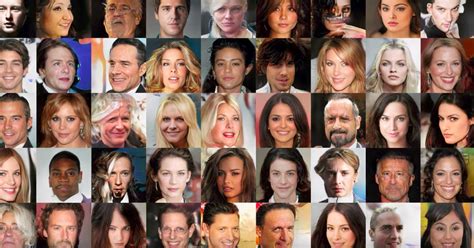 All of these faces are fake celebrities spawned by AI - The Verge