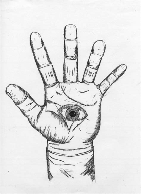 Scary Hand Drawing at GetDrawings | Free download