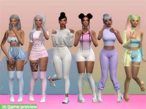 The Sims Resource - Kawaii UwU Pose Pack