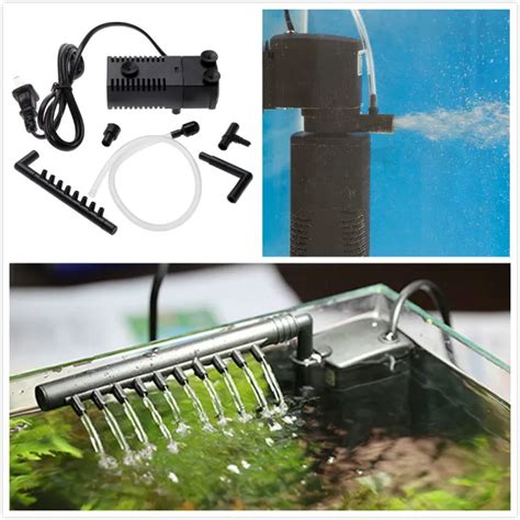 3W Ultra Quiet Aquarium Filters Fish Tank Oxygen Air Pump Integrated God Filter For Aquarium ...