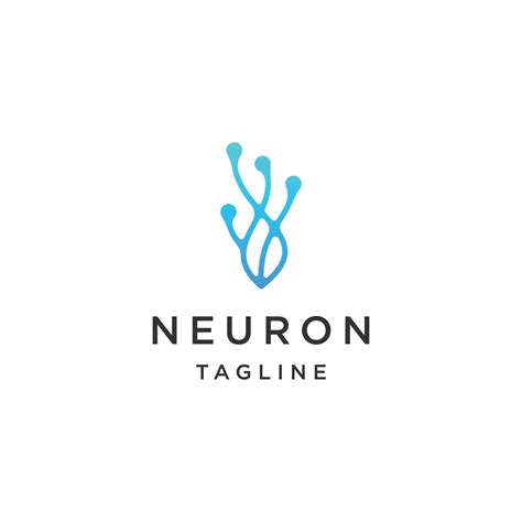 Neuron logo design template flat vector illustration 13787744 Vector ...