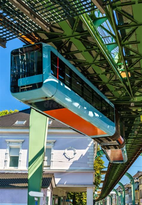 Schwebebahn, a Suspension Railway in Wuppertal, Germany Stock Photo ...