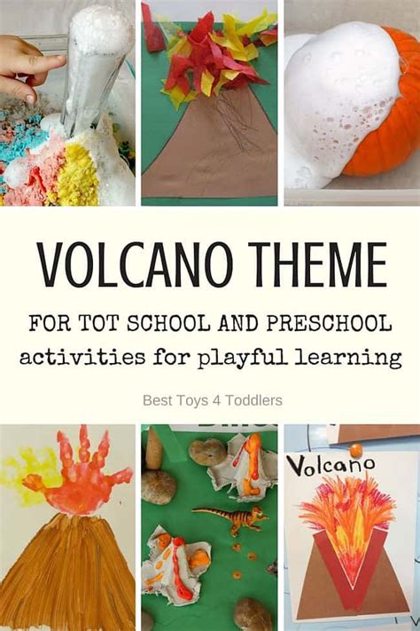 Volcano Theme for Tot School and Preschool