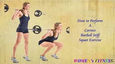 How to Perform Wide-Stance Barbell Squat With Correct Squat Form | Women... | Squat workout ...