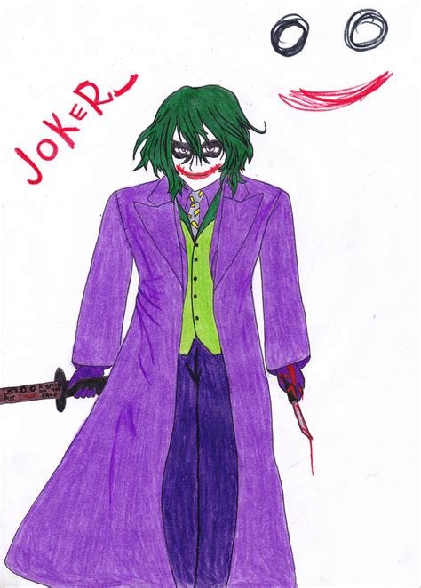 Joker Anime style by LoanSayamite on DeviantArt