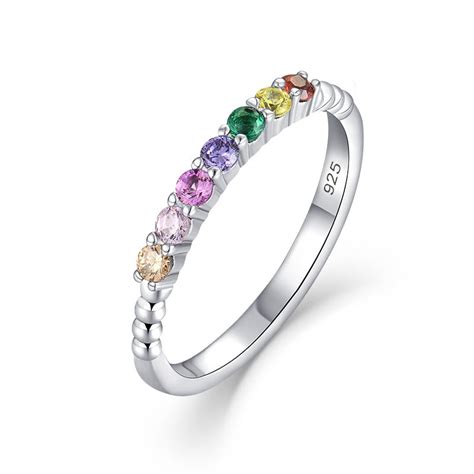 Rainbow Diamond Ring – LUVXM London