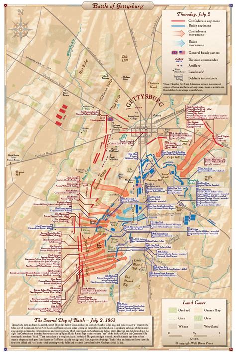 Gettysburg Battlefield Map Printable