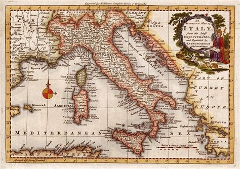 Oldworld map of Italy | Italy map, World map wallpaper, Antique maps