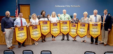 Johnson City’s Level 5 schools honored during school board meeting