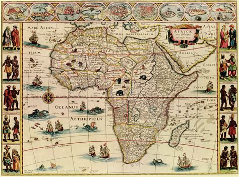 Historic Map - Africa - 1660 | World Maps Online