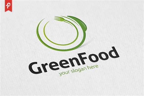 Green Food Logo ~ Logo Templates on Creative Market