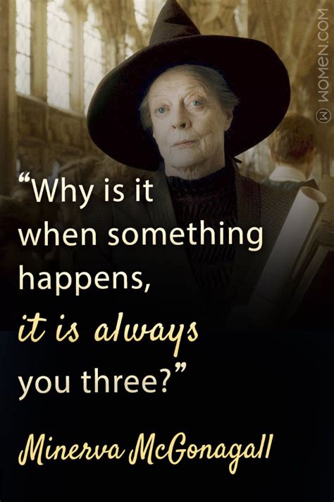 Top 10 Most Memorable Minerva McGonagall Quotes | How to memorize things, Harry potter quotes ...