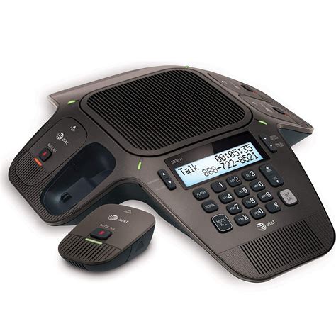 AT&T SB3014 DECT 6.0 Conference Phone with Four Wireless Mics # ...