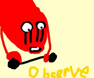 Observe Larry lobster meme - Drawception