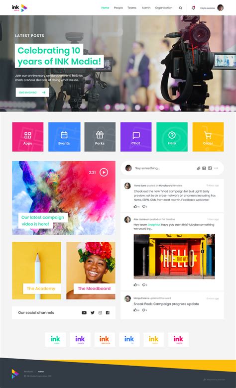 10 intranet design examples guaranteed to inspire your employees | | Sharepoint design, Portal ...