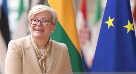 Congratulations Pour in to Lithuania’s Prime Minister Ingrida Šimonytė on 16 Aug. Cancellation ...