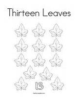 My Number 13 Coloring Page  Twisty Noodle sketch template