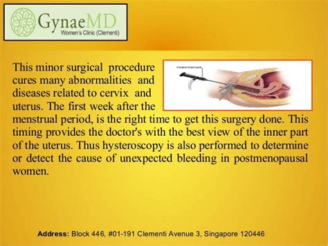 Hysteroscopy's Surgical Procedure, Its Benefits & Involved Risks